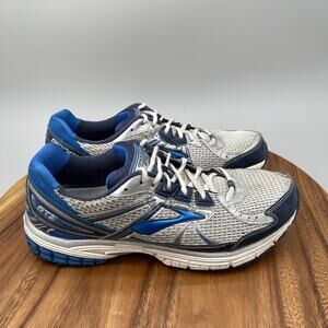 Brooks Adrenaline GTS 13 Shoes Mens Size 11 EE Silver Blue Running Comfort Gym